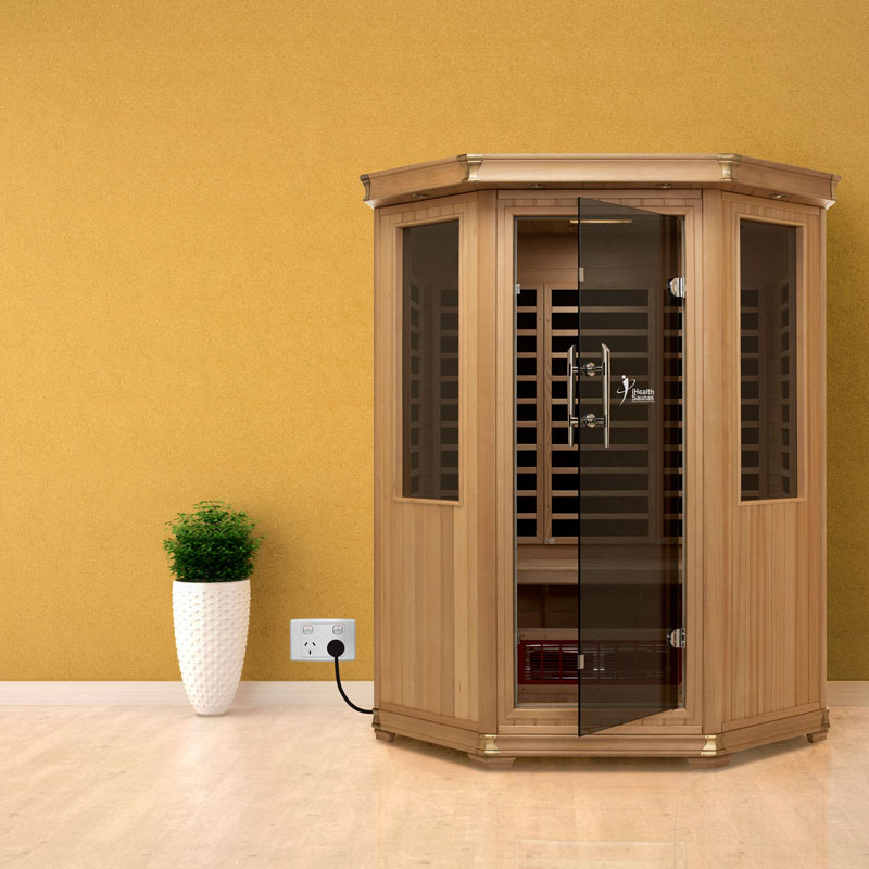 3-person Infrared Sauna - Premium Range - Interior